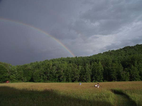 Hayfield & Walking Paths — Rainbow